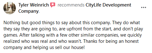 Tyler Weinrich recommends CityLife Development Company